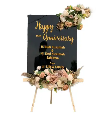 Papan Bunga Akrilik Kotamobagu