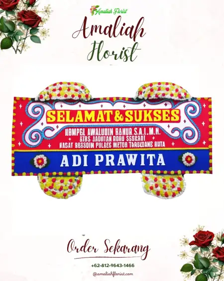 Papan Bunga Ucapan Selamat Kotamobagu