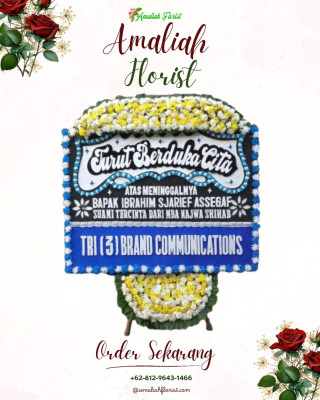 Papan Bunga Duka di Kotamobagu