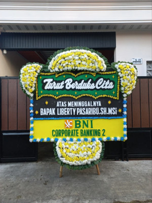 Papan Bunga Duka di Kotamobagu