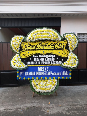 Papan Bunga Duka di Kotamobagu